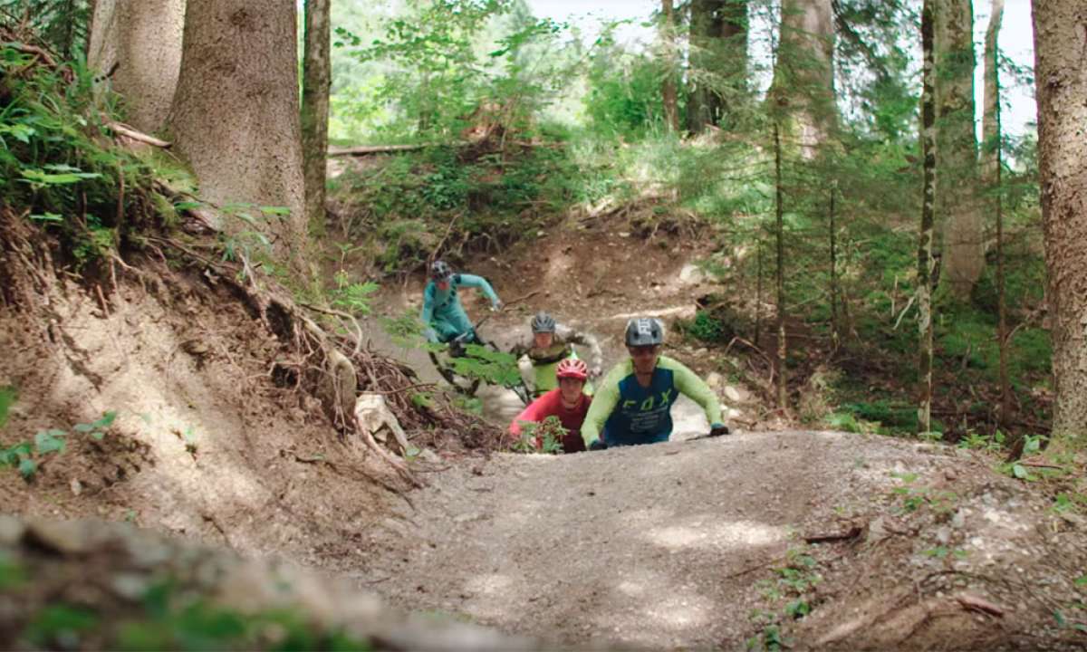 Rodando con los integrantes del Focus Trail Team por el Bikepark Oberammergau