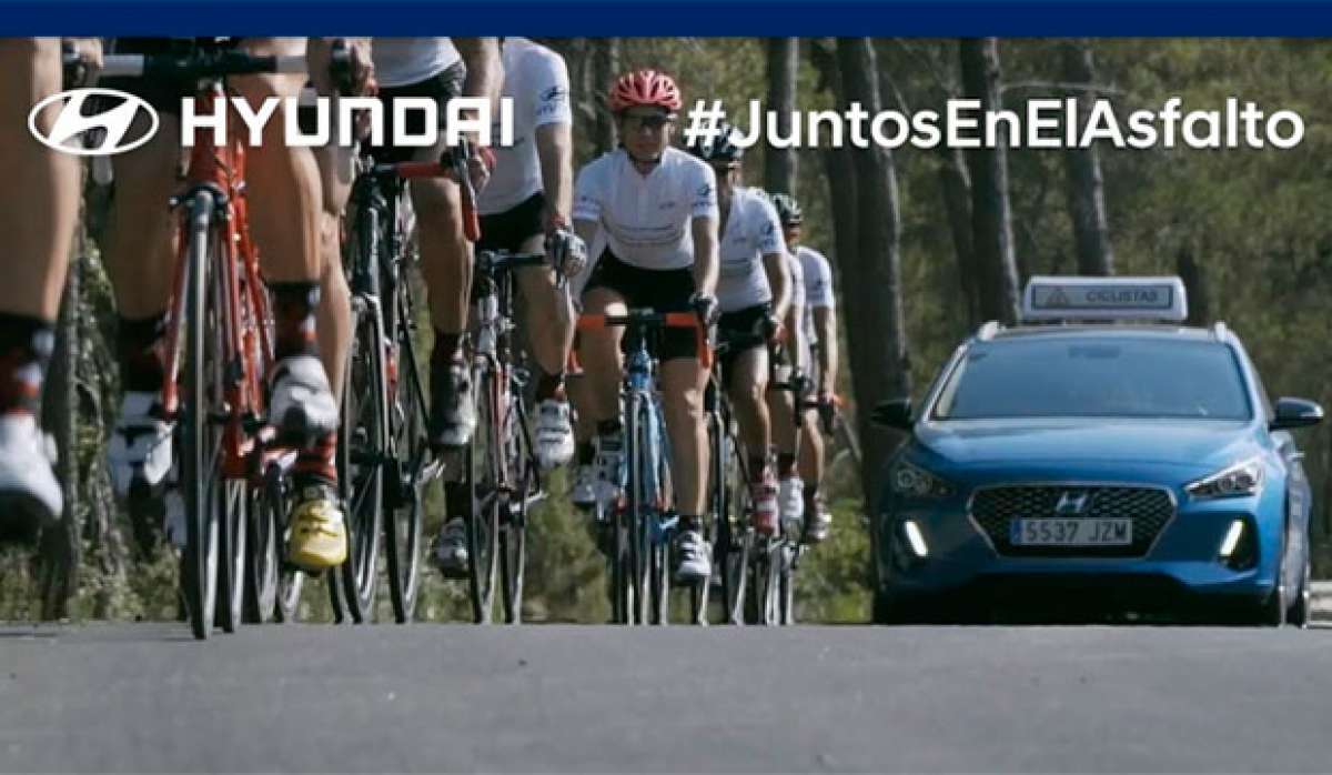 En TodoMountainBike: Ciclistas más seguros en las carreteras españolas con Hyundai y sus coches de apoyo gratuitos