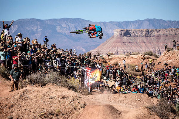 La línea de Darren Berrecloth en el Red Bull Rampage 2017, en vídeo de 360º