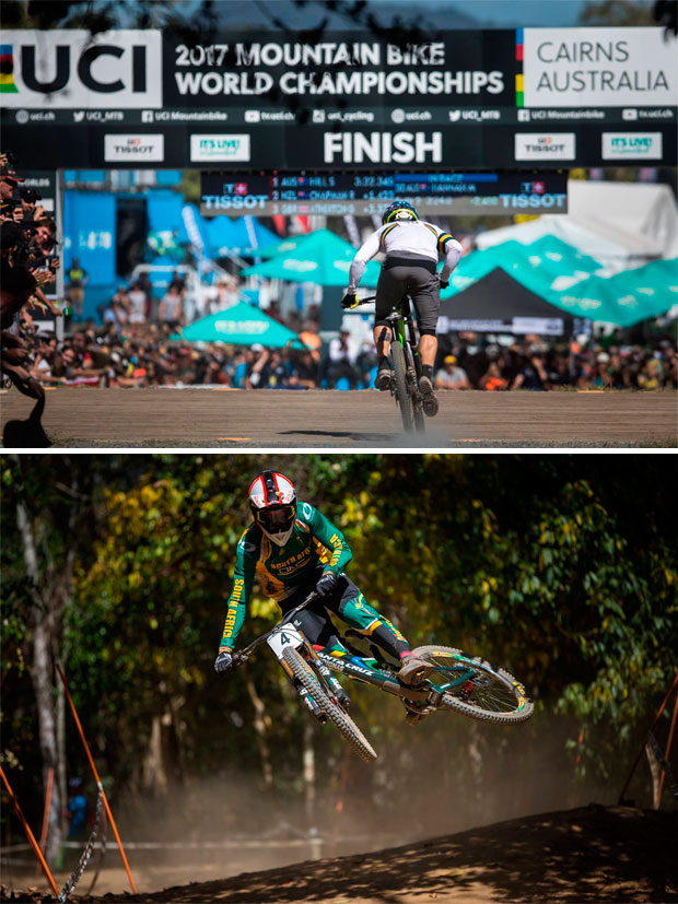 En TodoMountainBike: Loïc Bruni y Miranda Miller, campeones del mundo de DHI en Cairns