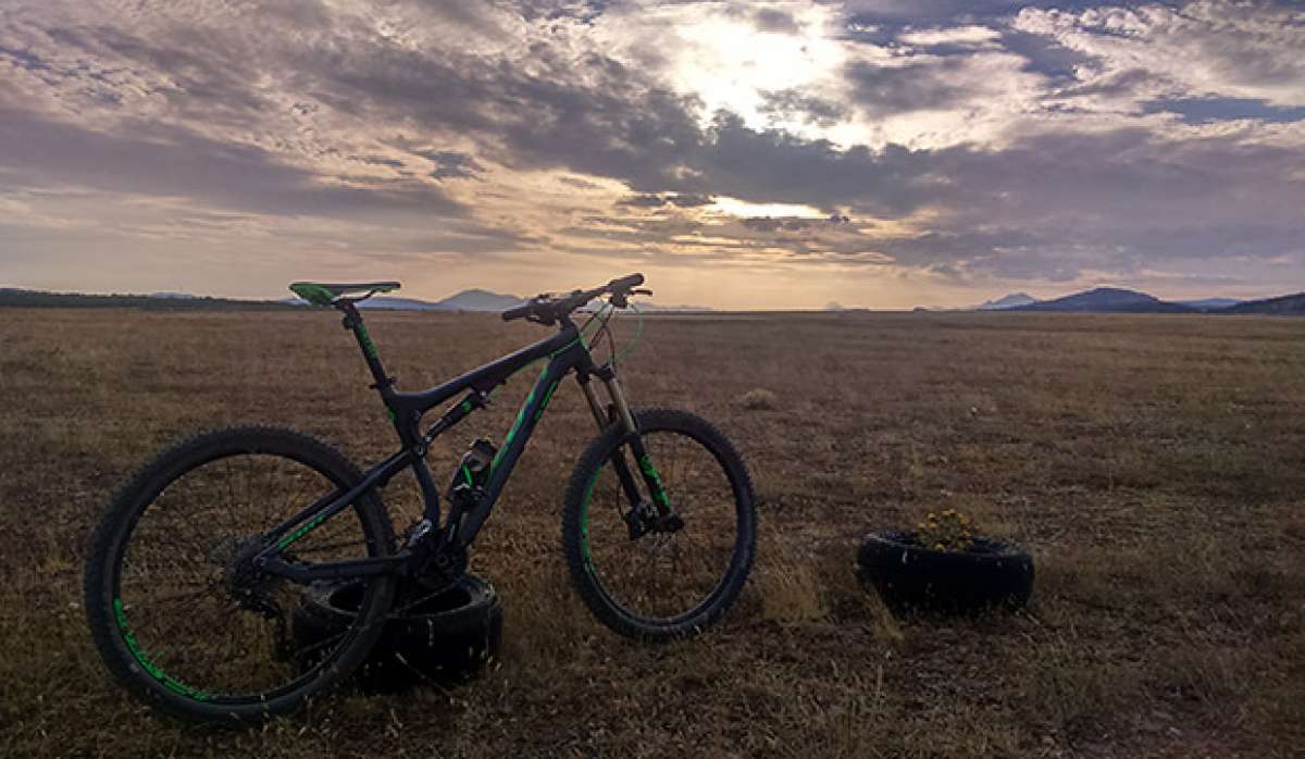 En TodoMountainBike: La foto del día en TodoMountainBike: 'Atardecer en la Montaña Palentina'