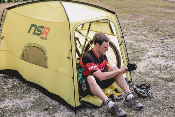 NSR Riding, la tienda de campaña ideal para perderse en el monte con la bicicleta