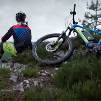 La Orbea Wild en acción con Bertrand Gilles del J&Joy Velodream Enduro Team