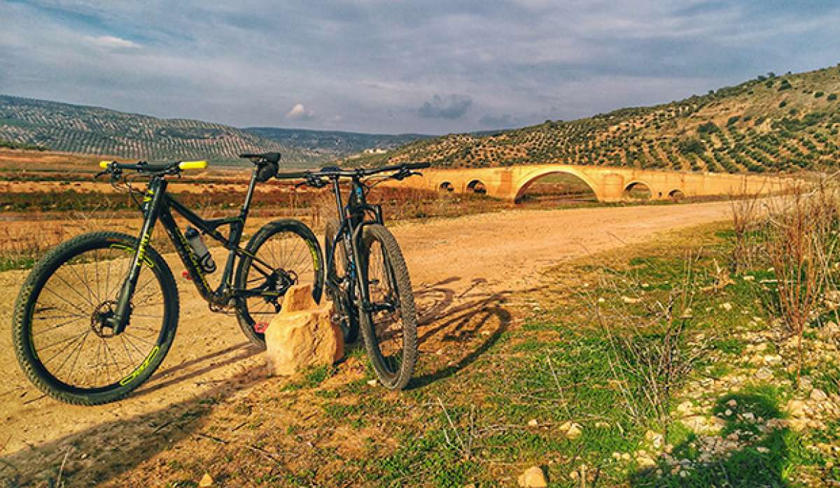 En TodoMountainBike: La foto del día en TodoMountainBike: 'Visita al Puente Ariza'