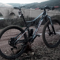 La foto del día en TodoMountainBike: "El Milagro del Puente Ariza"