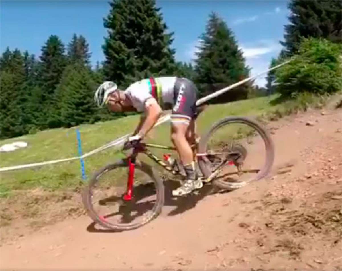 En TodoMountainBike: El circuito de la Copa del Mundo XCO 2017 de Lenzerheide, desde la bicicleta de Nino Schurter