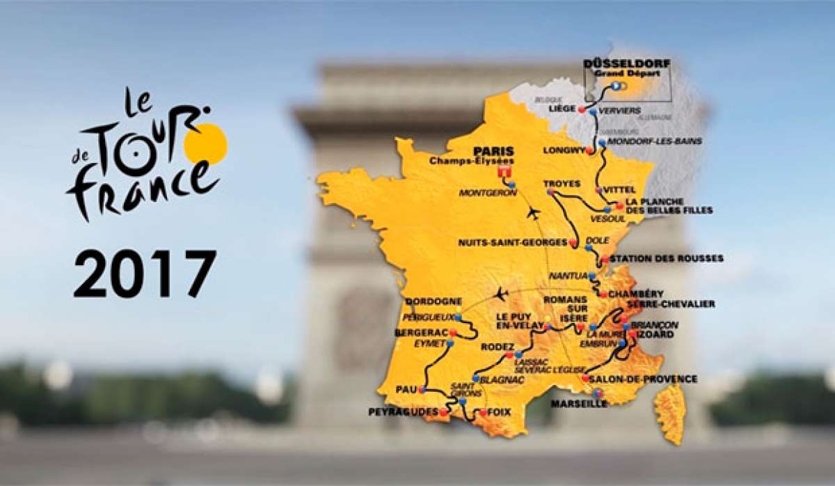 En TodoMountainBike: El recorrido del Tour de Francia 2017, al completo