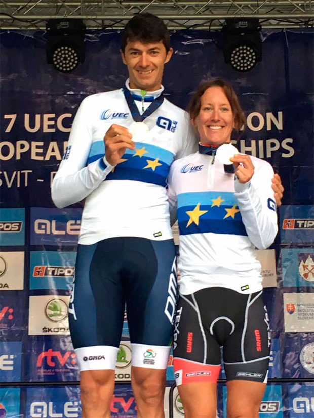 En TodoMountainBike: Tiago Ferreira y Christina Kollmann, vencedores del Campeonato de Europa XCM 2017