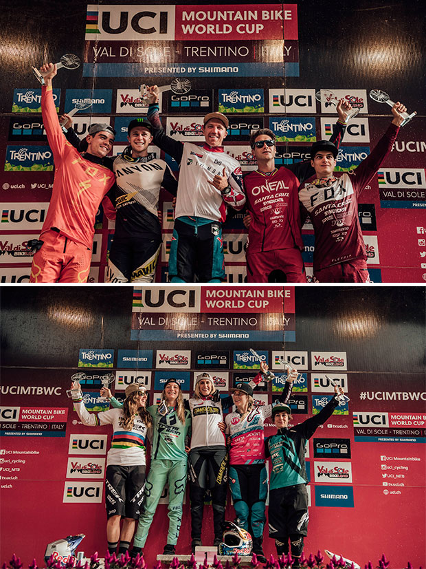 En TodoMountainBike: Aaron Gwin y Myriam Nicole, vencedores de la Copa del Mundo DHI 2017