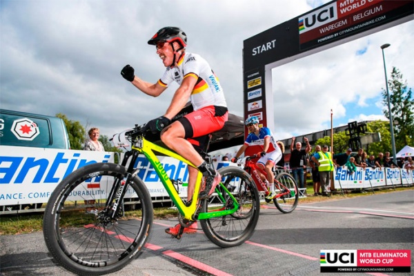 Alberto Mingorance, líder en la general de la Copa del Mundo de Eliminator 2017 tras la ronda de Waregem