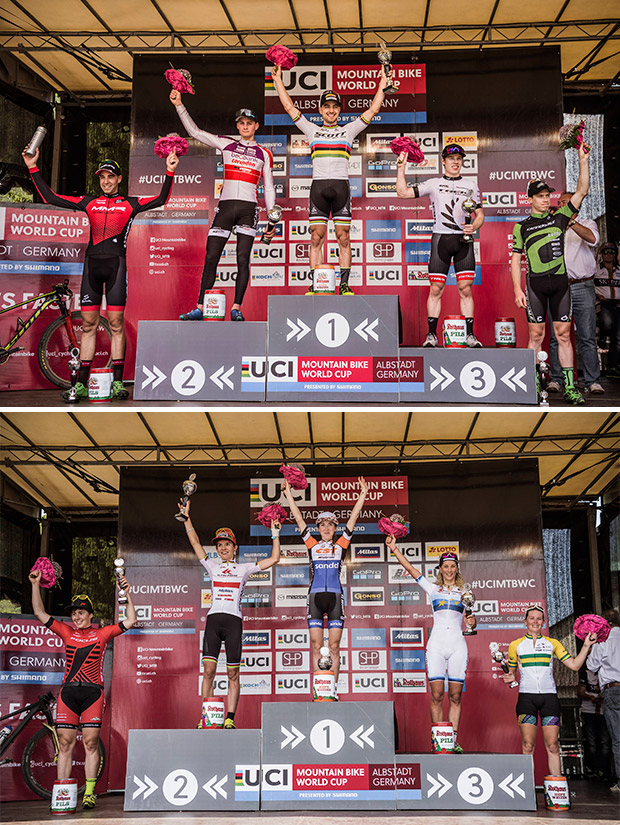 En TodoMountainBike: Nino Schurter repite victoria y Yana Belomoina se estrena en la Copa del Mundo XCO 2017 de Albstadt