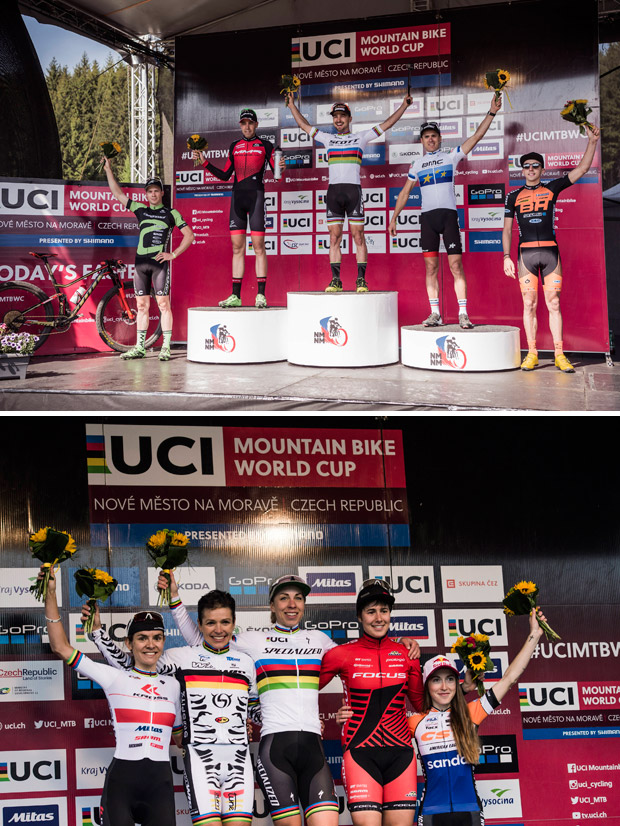 En TodoMountainBike: Nino Schurter y Annika Langvad, primeros líderes en Nové Město de la Copa del Mundo XCO 2017