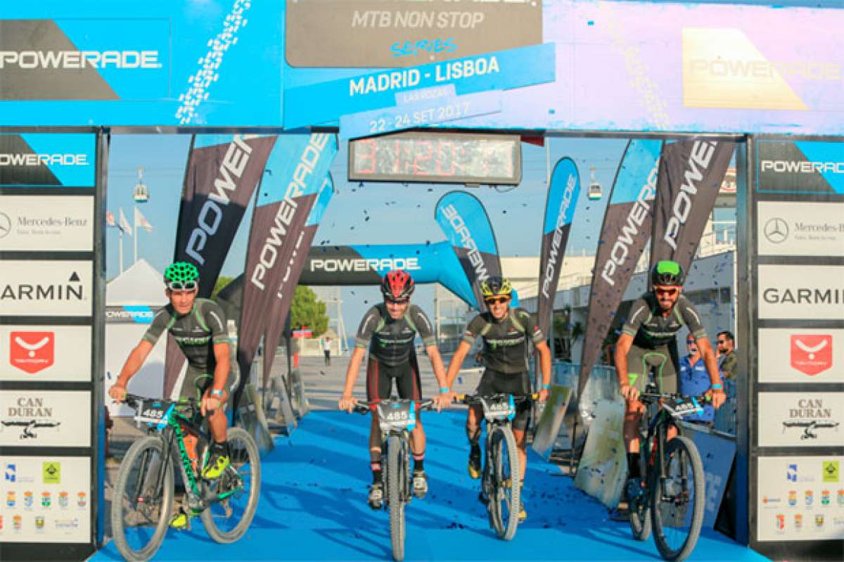 En TodoMountainBike: El Berria Factory Team hace doblete al imponerse en la Powerade Non Stop Madrid-Lisboa 2017