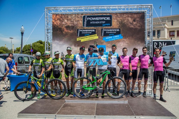 El Berria Factory Team se hace con la Powerade Non Stop San Sebastián-Barcelona 2017