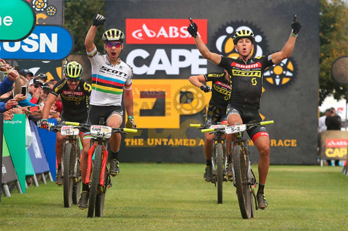 En TodoMountainBike: Nino Schurter y Matthias Stirnemann, líderes de la Absa Cape Epic 2017 tras la quinta etapa