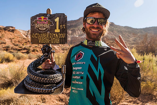 Kurt Sorge, vencedor del Red Bull Rampage 2017