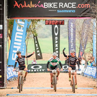 Triunfo de Fabian Rabensteiner y Raiza Goulao en la segunda etapa de la Andalucía Bike Race 2017