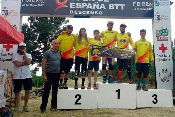 Edgar Carballo y Telma Torregrosa, vencedores del Open de España DH 2017