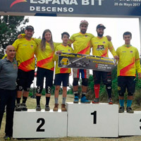 Edgar Carballo y Telma Torregrosa, vencedores del Open de España DH 2017