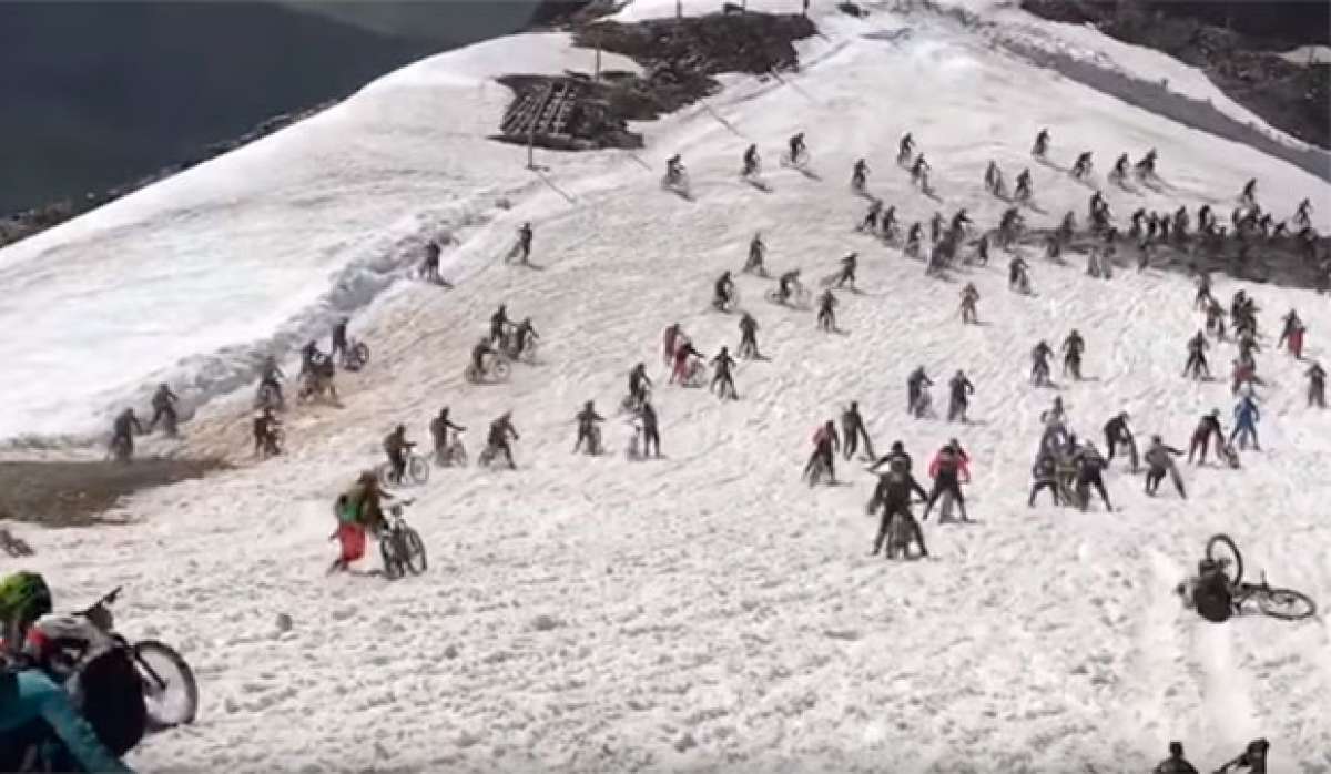 En TodoMountainBike: Así fue la accidentada salida de la Megavalanche Alpe d'Huez 2017