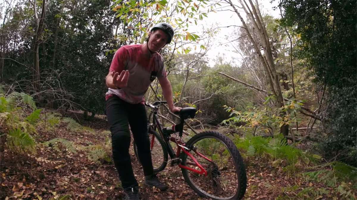 En TodoMountainBike: Sam Pilgrim demostrando gráficamente por qué las bicicletas baratas son... baratas