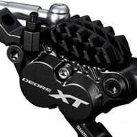 Pinzas de cuatro pistones y bielas reforzadas para la gama Shimano XT de 2018