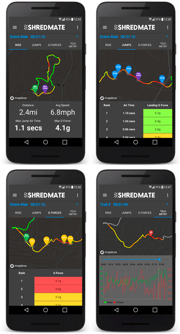 En TodoMountainBike: ShredMate, sensor y aplicación móvil para cuantificar saltos y fuerzas G sobre la bicicleta