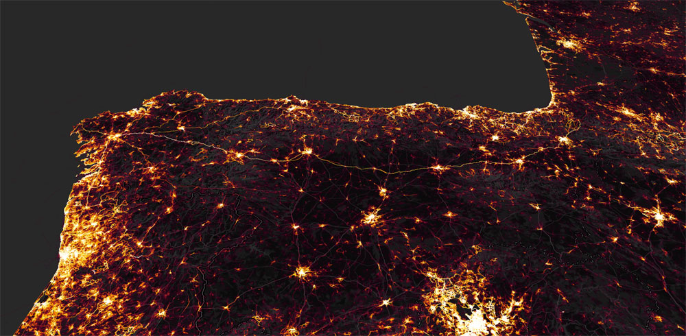 En TodoMountainBike: El mayor índice de actividades deportivas a escala planetaria: el mapa de calor de Strava