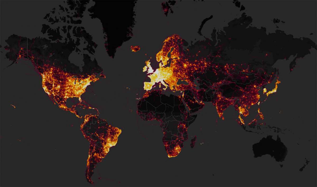 En TodoMountainBike: El mayor índice de actividades deportivas a escala planetaria: el mapa de calor de Strava