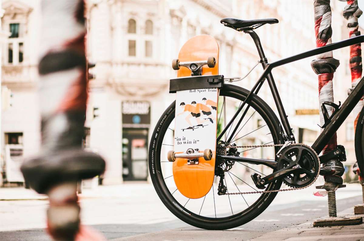 T-Rack, un portaequipajes para bicicletas diseñado para el transporte de objetos de longitud generosa