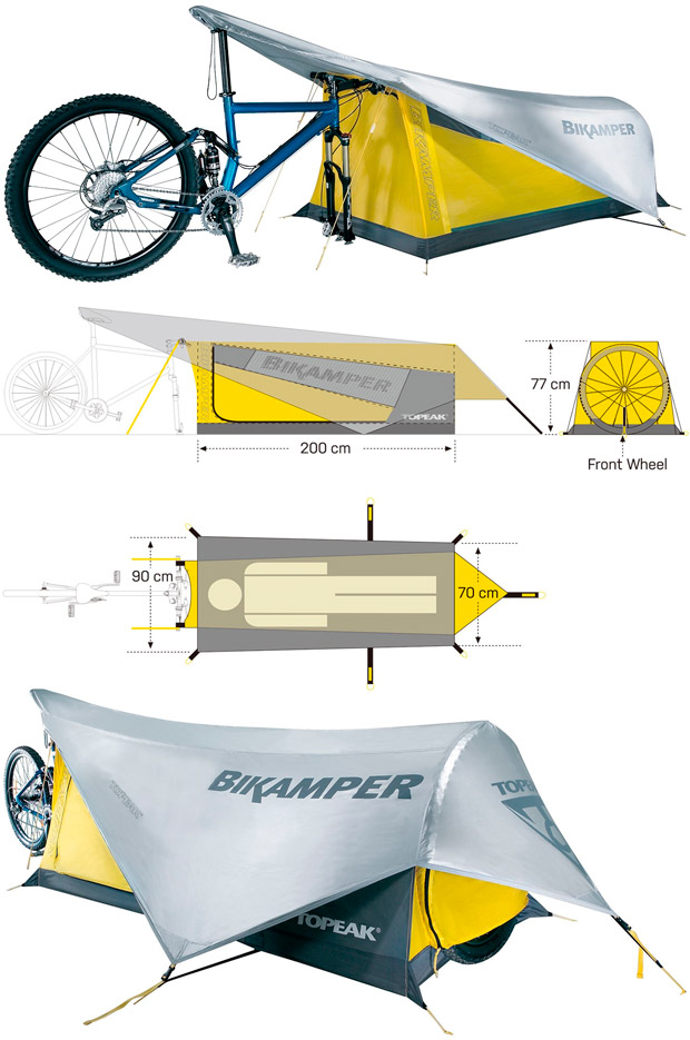 En TodoMountainBike: Topeak Bikamper 2017, la tienda de campaña exclusiva para ciclistas