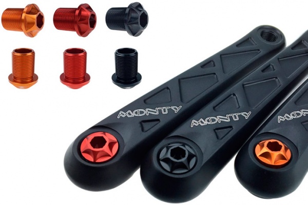 Nuevos tornillos Monty ProRACE para bielas con eje pedalier de rosca M15