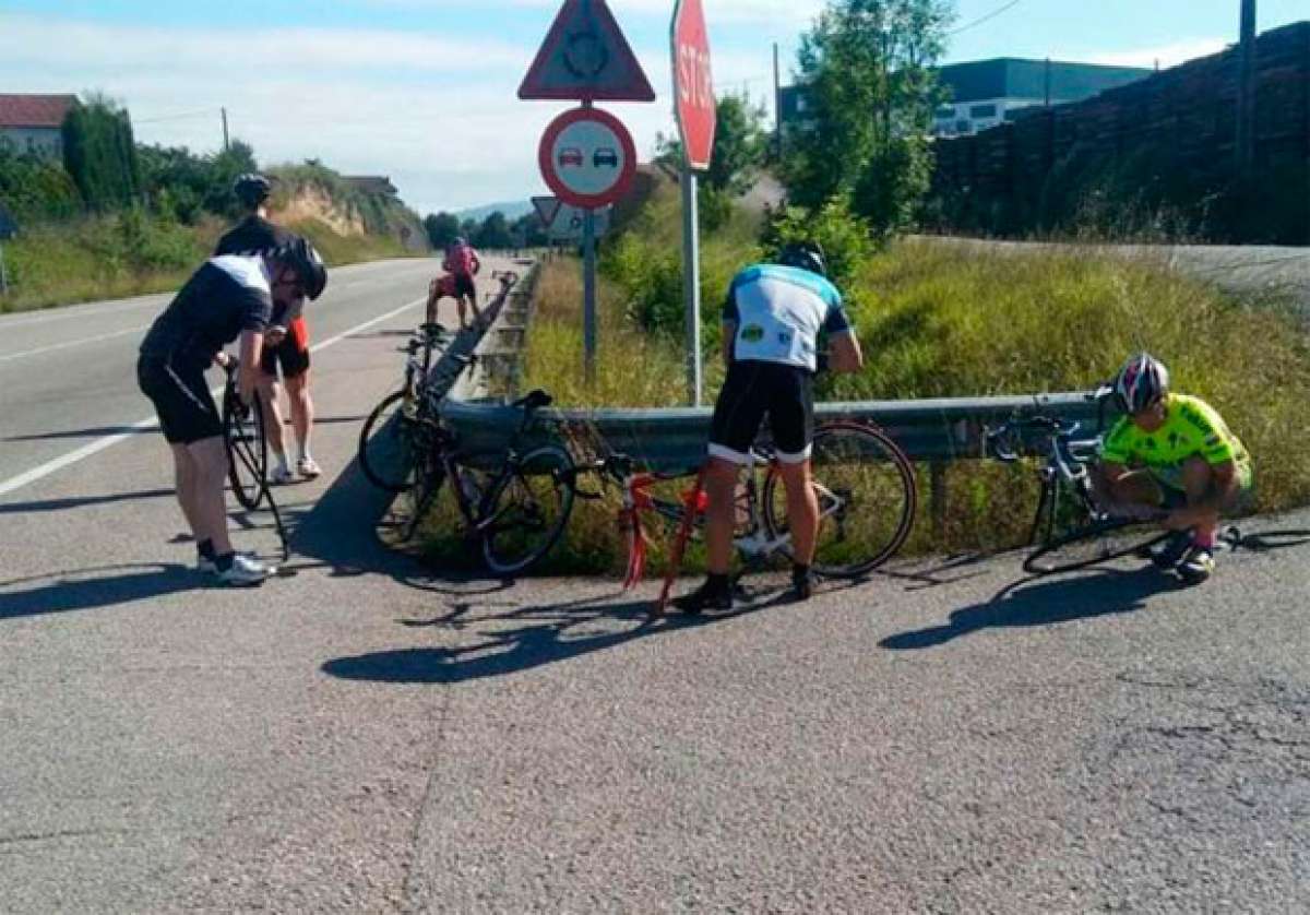 En TodoMountainBike: Alerta en Asturias: 5.000 chinchetas arrojadas en el arcén de la carretera N-634