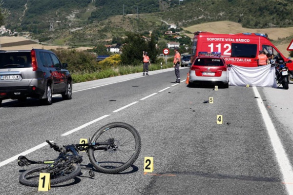 Jornada trágica en Navarra con tres ciclistas muertos en una misma mañana