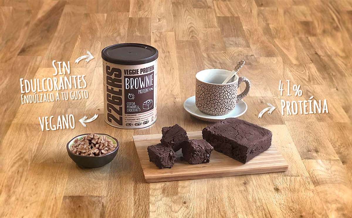 En TodoMountainBike: ¿Un pastel de chocolate con un 41% de proteína? Sí, el Veggie Protein Brownie de 226ERS