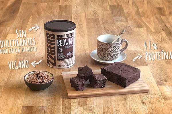 ¿Un pastel de chocolate con un 41% de proteína? Sí, el Veggie Protein Brownie de 226ERS