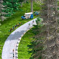 El simulador Bkool se actualiza: cámara de TV, más compatibilidad con rodillos, modo offline y más