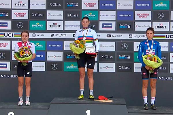 Alessandra Keller se proclama campeona del mundo Sub-23 en el Mundial XCO 2018 de Lenzerheide