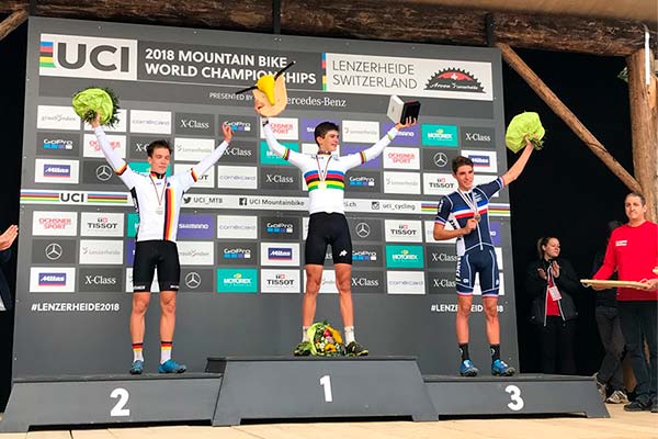 Alexandre Balmer se proclama en Lenzerheide campeón del mundo de XCO en categoría Junior