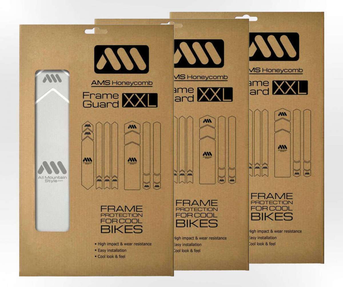 Versi n XXL para el protector de cuadro AMS Honeycomb Frame Guard