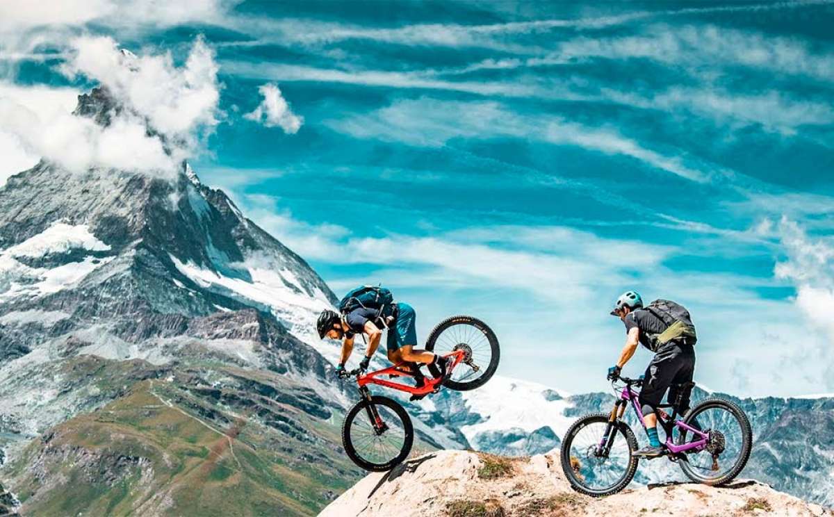 En TodoMountainBike: Rodando en los Alpes con Pol Tarrés, Alex von Arend, y dos Orbea Rallon