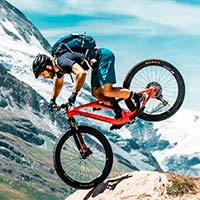 Rodando en los Alpes con Pol Tarrés, Alex von Arend, y dos Orbea Rallon