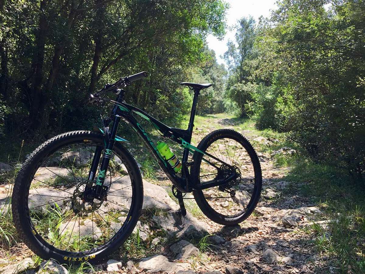 La foto del día en TodoMountainBike: "Bajada de las Cuevas Covalanas"