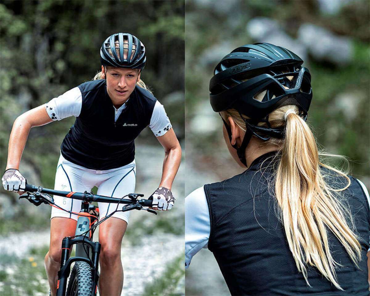 En TodoMountainBike: ABUS Aventor, un ventilado casco de XC/Maratón/Carretera también apto para ciclistas de pelo largo