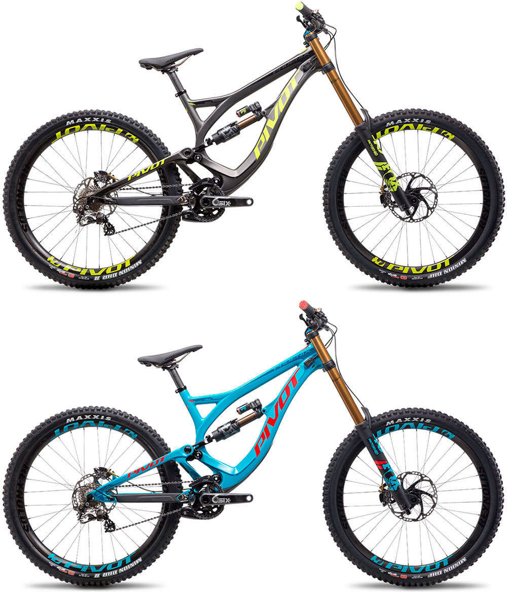 En TodoMountainBike: Más colores para la Pivot Phoenix DH Carbon, ahora también en gris/amarillo y azul/rojo