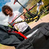 ¿Cómo empaquetar una bicicleta para viajar en avión? Yanick Gyger lo explica