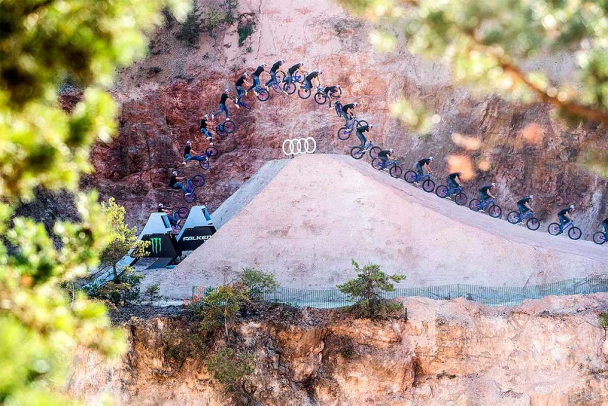 En TodoMountainBike: Dawid Godziek consigue realizar el primer cuádruple tailwhip sobre una bicicleta de montaña en los Audi Nines MTB 2018