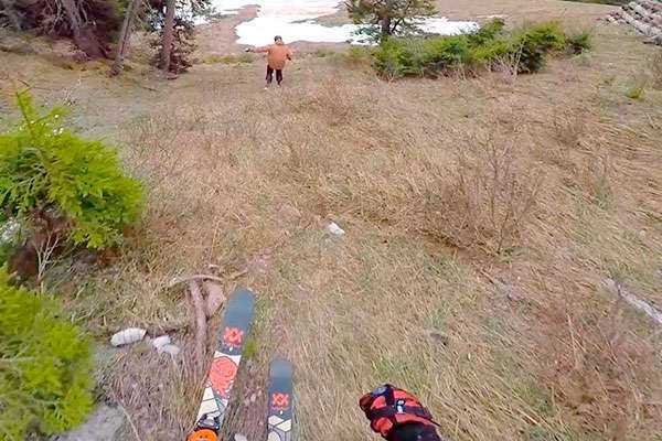 Un dos por uno: de los esquís a la bicicleta en un mismo descenso