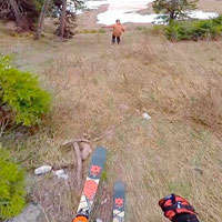 Un dos por uno: de los esquís a la bicicleta en un mismo descenso