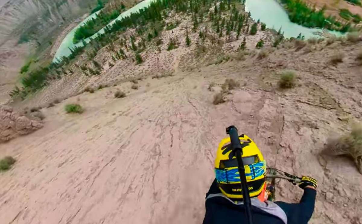 En TodoMountainBike: Espectacular descenso por el Farwell Canyon con Kilian Bron